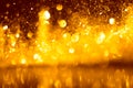 Sparkling glittering lights abstract Royalty Free Stock Photo