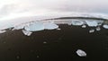 Sparkling ice rocks over black sand beach at Diamond beach Iceland