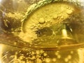 sparkling lime in apple cider