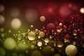 Sparkling Luxury: Maroon Red & Olive Green Glitter Background