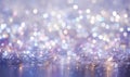 Sparkling Nights: A Glittery Background with Dazzling White Lights