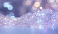 Sparkling Nights: A Glittery Background with Dazzling White Lights