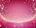 Sparkling Pink Glitter Background with Abstract Bokeh Effect for Creative Designs