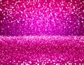 Sparkling Pink Glitter Background with Abstract Bokeh Effect for Creative Designs