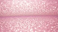 Sparkling Pink Glitter Background with Soft Bokeh Lights and Shallow Depth of Field Effect Royalty Free Stock Photo