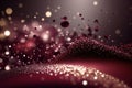 Sparkling Platinum & Burgundy Glitter Background - Opulent and Borderless