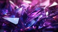 sparkling purple crystal gemstone background