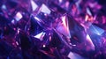 sparkling purple crystal gemstone background