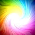 Sparkling rainbow colors light burst