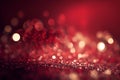 Sparkling Ruby Red Ignites Shimmering Backdrop Royalty Free Stock Photo