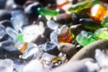 Sparkling sea glass Royalty Free Stock Photo