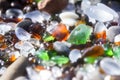 Sparkling sea glass Royalty Free Stock Photo