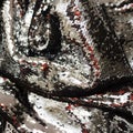 Sparkling sequined fabric texture