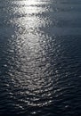 Sparkling Sunlight Dancing on Dark Ocean Waves Reflecting the Suns Rays Creating a Mesmerizing Royalty Free Stock Photo