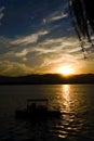 Sparkling sunset glow of the Summer Palace