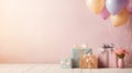 Sparkling Surprises: A Glamorous Birthday Bash with Balloons, Wo