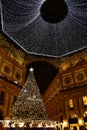 Christmas 2018 Milan Galleria Vittorio Emanuele II Swarovski tree