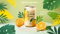 Sparkling water ad composition