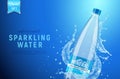 Sparkling Water Advertising Poster