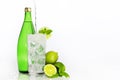 Sparkling Water Lime Mint Royalty Free Stock Photo