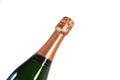 Sparkling wine bottle Royalty Free Stock Photo