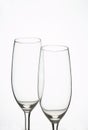 Sparkling Wine Glasses - Sektglaeser Royalty Free Stock Photo