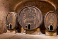 Sparkling wine production by traditional methods in underground cellars in Vienna, Austria