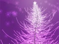 Sparkly christmas tree illustration Royalty Free Stock Photo