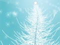 Sparkly christmas tree illustration Royalty Free Stock Photo