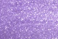 Sparkly glitter, lilac background bokeh effect Royalty Free Stock Photo