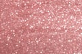 Sparkly glitter, red background bokeh effect Royalty Free Stock Photo
