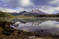 Sparks Lake in the Central Oregon Royalty Free Stock Photo