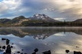 Sparks Lake and Morning Fog Royalty Free Stock Photo