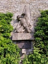 Sparrenburg Bielefeld stone relief war memorial