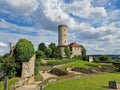 Sparrenburg Bielefeld in sunny weather and beautiful skies