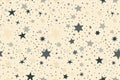 Sparse Star Pattern on Light Background