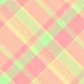 Sparse vector texture pattern, basic check seamless plaid. Cool tartan fabric background textile in light and orange colors
