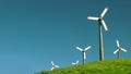 Sparse Wind Turbines on Hill