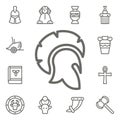 Spartacus, hat icon. Mythology icons universal set for web and mobile