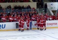 Spartak team bench