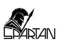 Spartan black sign. Royalty Free Stock Photo