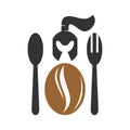 Spartan coffee Warrior Icon Illustration Brand Identity