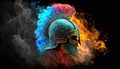 Spartan gladiator helmet ,Generate AI