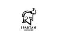 spartan hammer logo design template