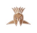 spartan helm logo 2 icon template