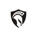 Spartan logo design inspiration Royalty Free Stock Photo