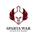 Spartan Logo Vector, Sparta Helmet