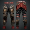 Spartan-themed Pants Design For T-shirt Royalty Free Stock Photo