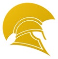 Spartan or Trojan helmet icon