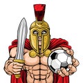 Spartan Trojan Soccer Football Sports Mascot